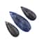 John Bead Earth’s Jewels Natural Stone Teardrop Pendant Slices